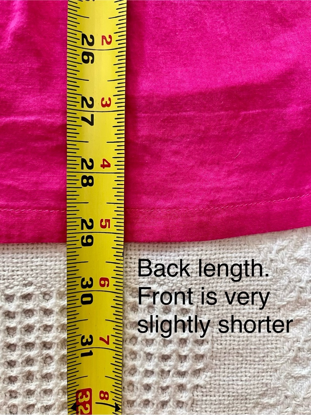 Michael Kors hot pink gauzey hippy summer lightweight tunic top long sleeve - Picture 9 of 9